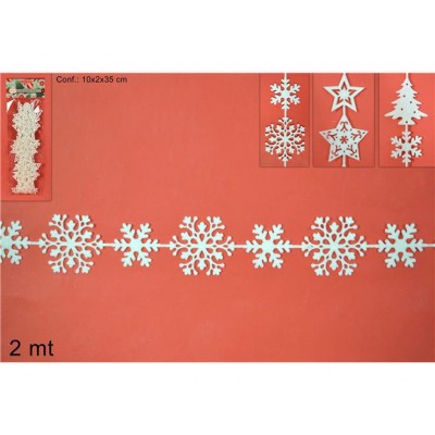 FESTONCINO FELTRO DECORATIVO 2MT 3ASS.