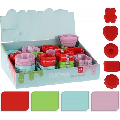 FORMINE SILICONE X DOLCETTI 3PZ. 6ASS.