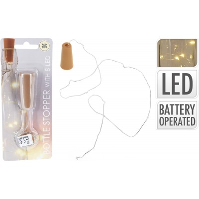 TAPPO X BOTTIGLIA C/LUCE 8MICROLED