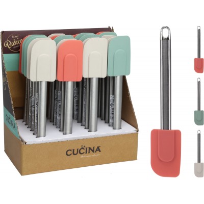 SPATOLA LECCAPENTOLA SILICONE 24CM 3ASS.