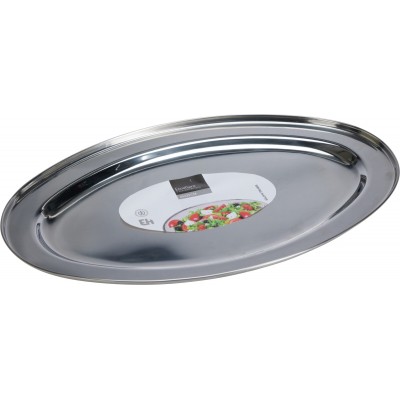 VASSOIO OVALE INOX 45X29CM