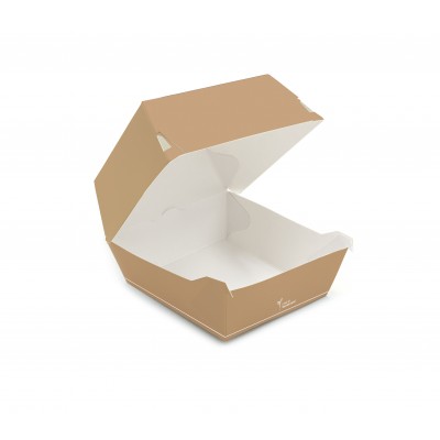BOX HAMBURGER KRAFT 50PZ 12X12X7H 1200ml