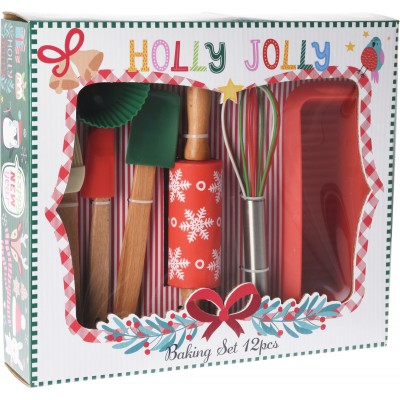 KIT UTENSILI X DOLCI NATALIZI 12PZ.