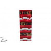 BORSA IN CARTA 11X12X36CM CINTA BABBO NATALE