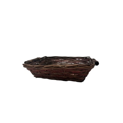 CESTA VIMINI 50X35X12  RETT C/MAN MARR