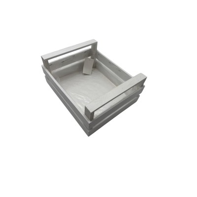 CASSETTA LEGNO C/2 BANDE 29X13X24 FOD. C/PLAST.