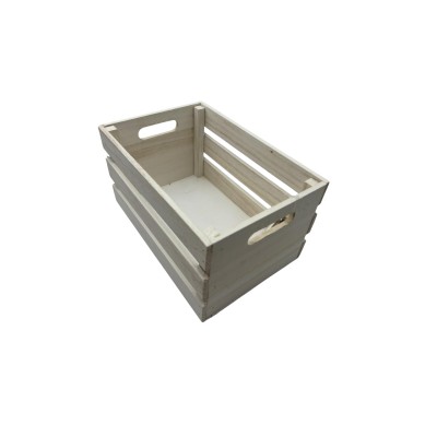 CASSETTA LEGNO 30XH16X20CM C/3 ASSETTI