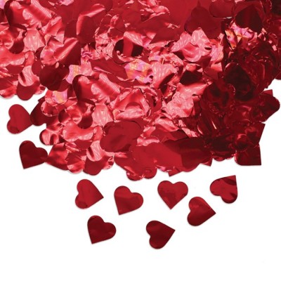 CORIANDOLI CUORE METAL FOIL D.3CM 50GR