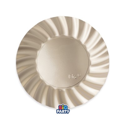 PIATTO WAVY 20CM METAL 6 PZ.