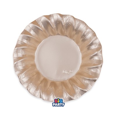 PIATTI WAVY METAL FONDI 24CM 6PZ
