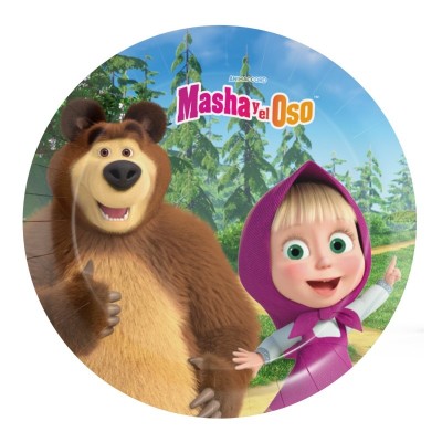 PIATTO MASHA&ORSO 18CM 8PZ