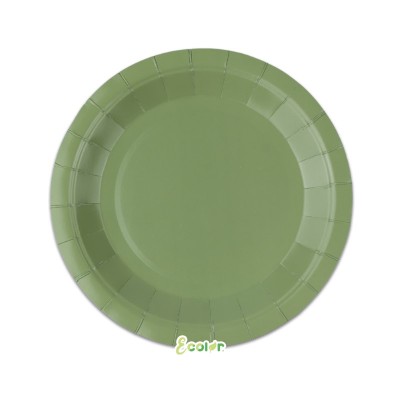 PIATTI ECOLOR 24CM 25PZ