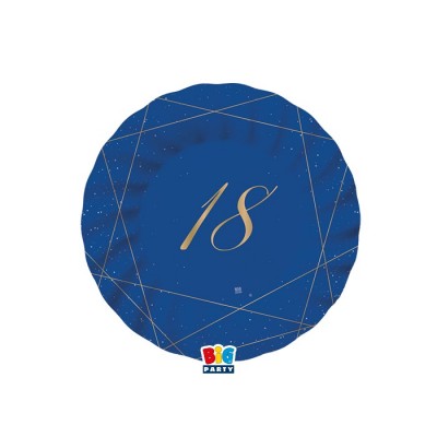 PIATTI 18ANNI 20CM 8PZ