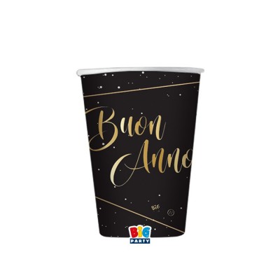BICCHIERI BUON ANNO 200cc 8PZ.