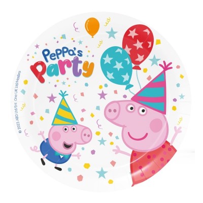 PIATTO PEPPA PIG 8PZ 18CM