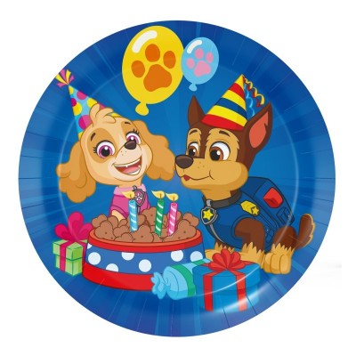 PIATTI PAW PATROL 8PZ D.18