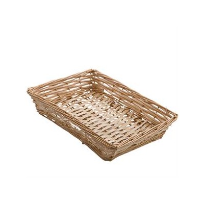 CESTO VIMINI RETT. 40X29XH8 S/MAN NATUR