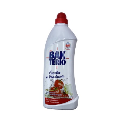 DETERGENTE BAKTERIO FRUTTA/VERDURA 1LT. C/BICARB. S/CLORO