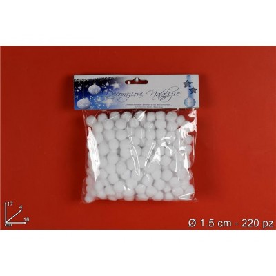 PALLINE OVATTA 1,5CM 220PZ