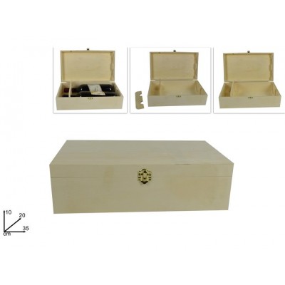 CASSETTA LEGNO 2BOTT. F.TO CANTINETTA