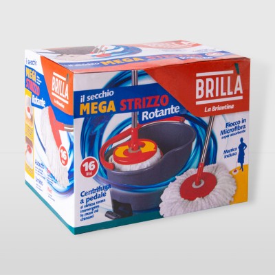 SECCHIO 16LT MEGA STRIZZO ROTANTE C/PEDALE